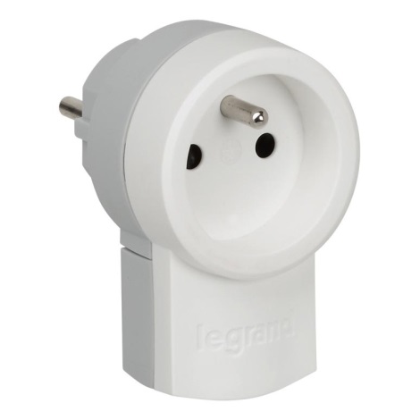 Legrand 50461 - Вилка с розеткой 230V/16A 2P+T