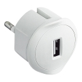 Legrand 50680 - USB перехідник для розетки 230V/1,5A білий