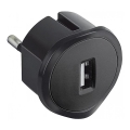 Legrand 50681 - Адаптер USB в розетку 230V/1,5A черный