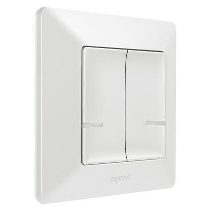 Legrand 752187 - Умный беспроводной 2-кнопочный выключатель VALENA 1xCR2032 Wi-Fi IP40