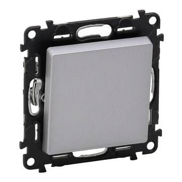 Legrand 752301 - Выключатель VALENA LIFE, 1 клавиша, 250 В / 10 А, алюминий