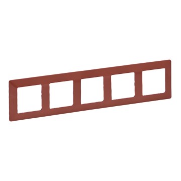 Legrand 754075 - Рамка для выключателей VALENA LIFE 5P кирпичный