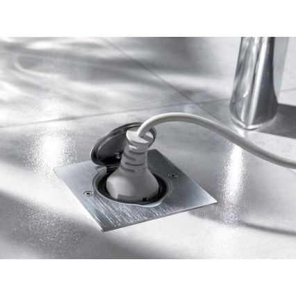 Legrand 89700 - Рамка для підлогової розетки PLATINUM 2M IP44 нержавіюча сталь