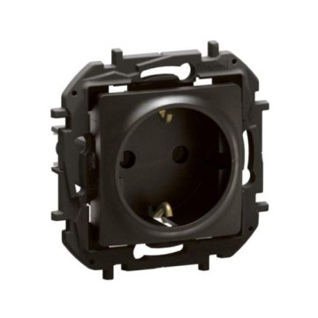Legrand - Домашня розетка SCHUKO без рамки NILOE 250V чорна