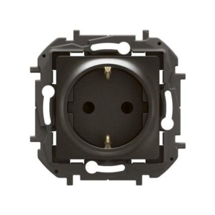 Legrand - Домашня розетка SCHUKO без рамки NILOE 250V чорна