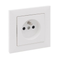 Legrand - Домашня розетка з рамкою SUNO 250V біла