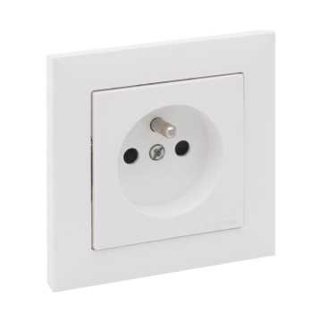 Legrand - Домашня розетка з рамкою SUNO 250V біла