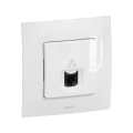 Legrand - Ethernet-розетка RJ45 с рамкой NILOE белая