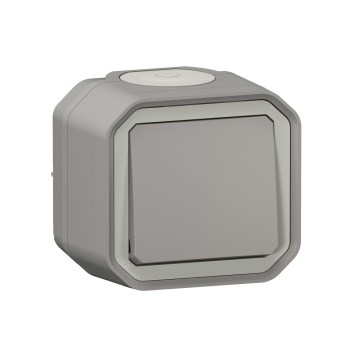 Legrand - лестничный выключатель № 6 PLEXO IP55 серый