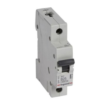 Legrand - Модульный однополюсный автоматический выключатель RX3 1P B 25A 6000A