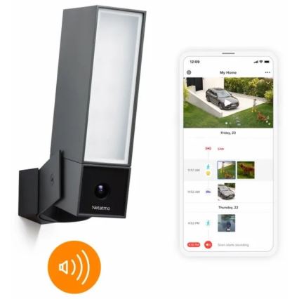 Legrand NOC-PRO - Уличная камера со светодиодной подсветкой Full HD 1080p 230V Wi-Fi IPX6
