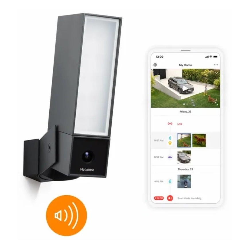 Legrand NOC-PRO - Уличная камера со светодиодной подсветкой Full HD 1080p 230V Wi-Fi IPX6