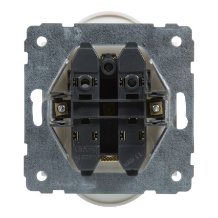Legrand - Подвійна побутова розетка без рамки SUNO 250V біла