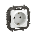 Legrand - Розетка для дома SCHUKO без рамки NILOE 250 В белая