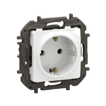 Legrand - Розетка для дому SCHUKO без рамки NILOE 250 В біла
