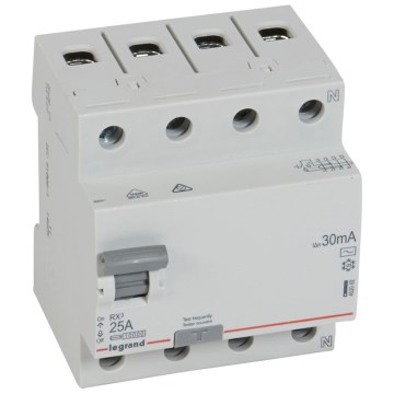 Legrand - УЗО 4-полюсное RX3 4P 25 A 30 mA AC