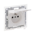 Legrand - Зовнішня побутова розетка без рамки NILOE STEP 250V IP44 біла