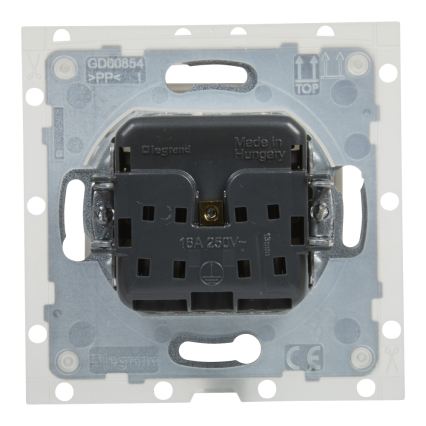 Legrand - Зовнішня побутова розетка без рамки NILOE STEP 250V IP44 біла