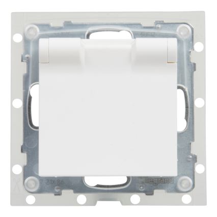 Legrand - Зовнішня побутова розетка без рамки NILOE STEP 250V IP44 біла