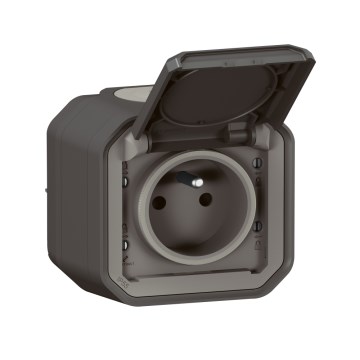 Legrand - Зовнішня розетка PLEXO 250V IP55 антрацит