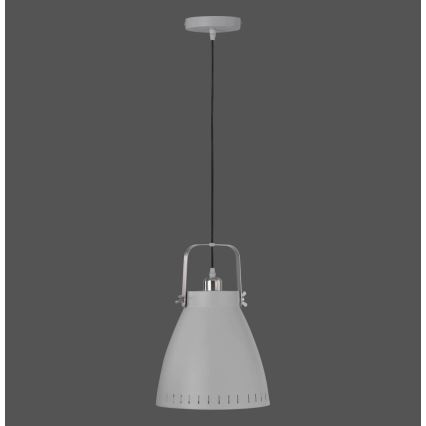 Leuchten Direkt 11059-15 - Підвісна люстра EVA 1xE27/60W/230V діаметр 21,5 см сірий
