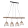 Leuchten Direkt 11156-79 - Подвесная люстра REED 4xE27/60W/230V эвкалипт