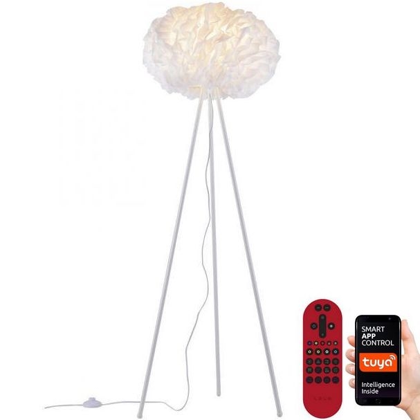 Leuchten Direkt 11212-16 - Светодиодный RGBW-торшер с регулированием яркости NAOMI LED/10W/230V 2700-5000K Wi-Fi TUYA + дистанционное управление