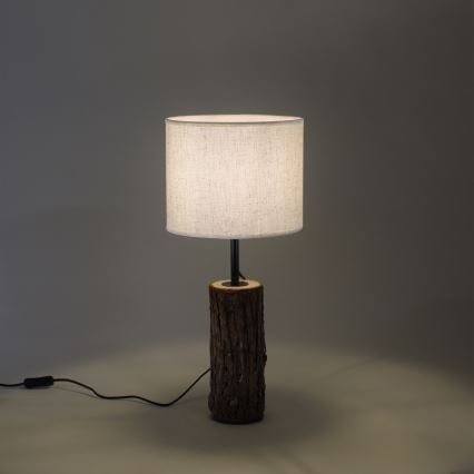 Leuchten Direkt 11233-79 - Настольная лампа BARK 1xE27/40W/230V дерево