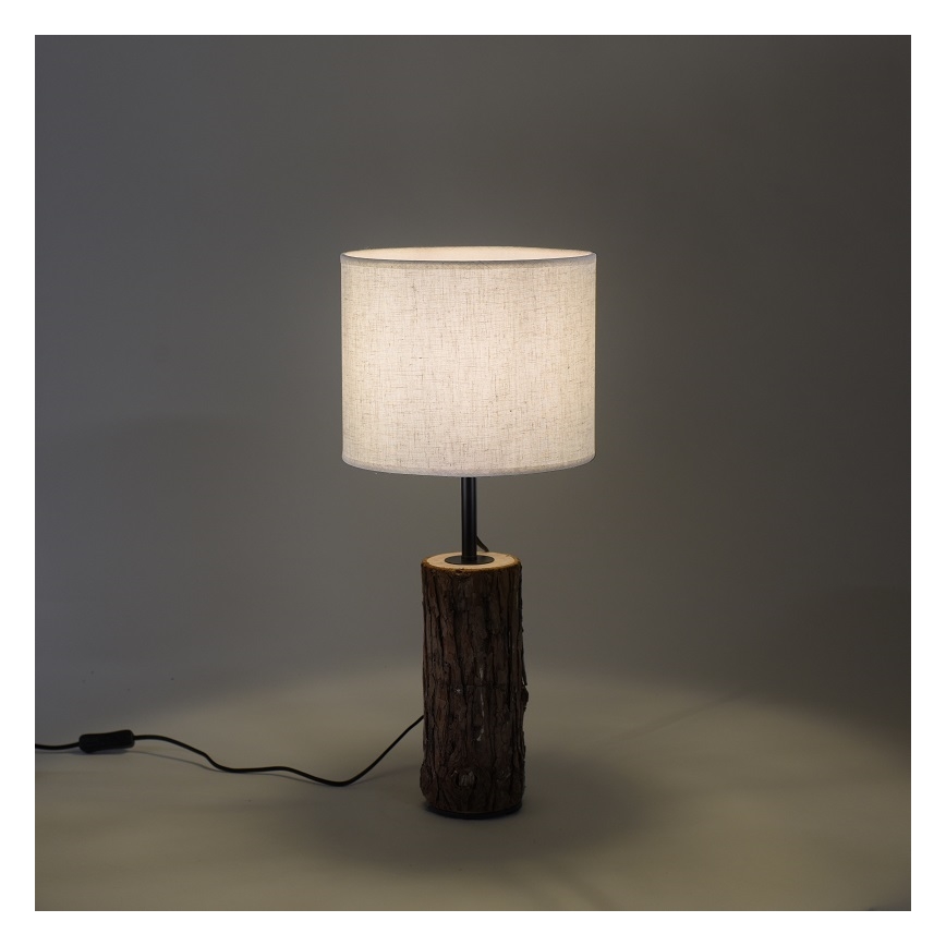Leuchten Direkt 11233-79 - Настольная лампа BARK 1xE27/40W/230V дерево