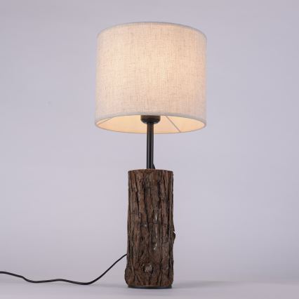 Leuchten Direkt 11233-79 - Настольная лампа BARK 1xE27/40W/230V дерево