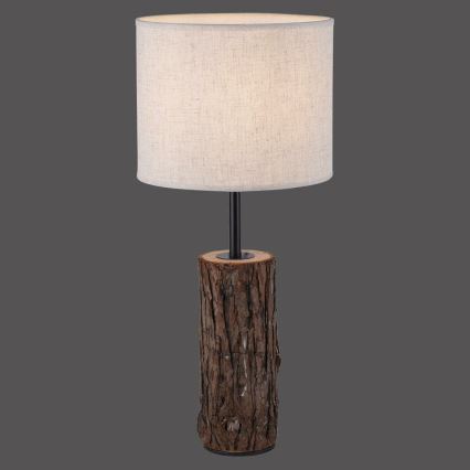 Leuchten Direkt 11233-79 - Настольная лампа BARK 1xE27/40W/230V дерево