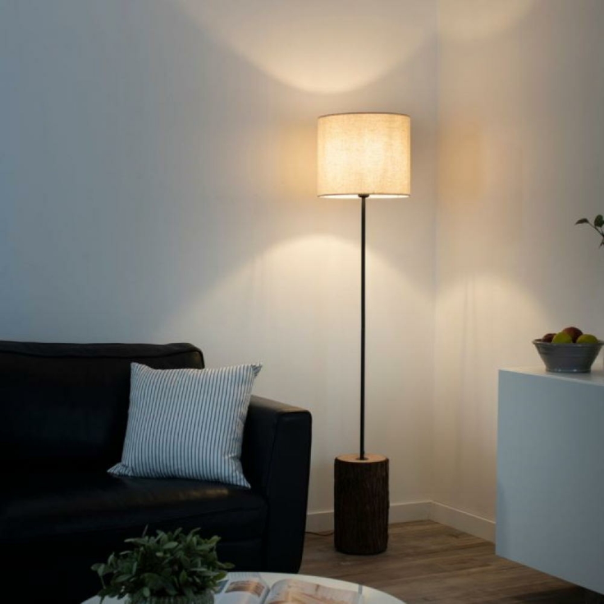 Leuchten Direkt 11234-79 - Торшер BARK 1xE27/40W/230V дерево