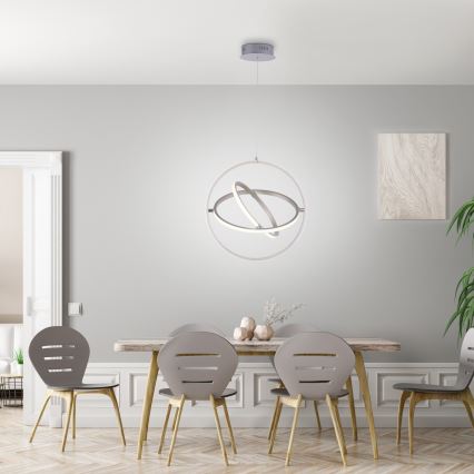 Leuchten Direkt 11260-55 - Светодиодная подвесная люстра с регулированием яркости JELLA 3xLED/28W/230V
