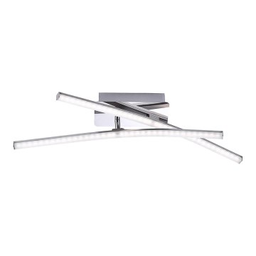 Leuchten Direkt 11270-55 - Пристельова LED люстра SIMON 2xLED/5W/230V матовий хром