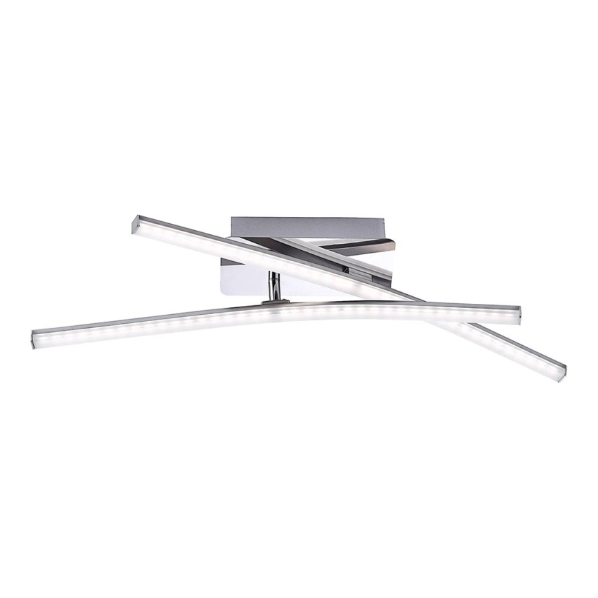 Leuchten Direkt 11270-55 - Пристельова LED люстра SIMON 2xLED/5W/230V матовий хром