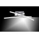 Leuchten Direkt 11270-55 - Пристельова LED люстра SIMON 2xLED/5W/230V матовий хром