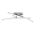 Leuchten Direkt 11270-55 - Светодиодная поверхностно-монтируемая люстра SIMON 2xLED/5W/230V матовый хром
