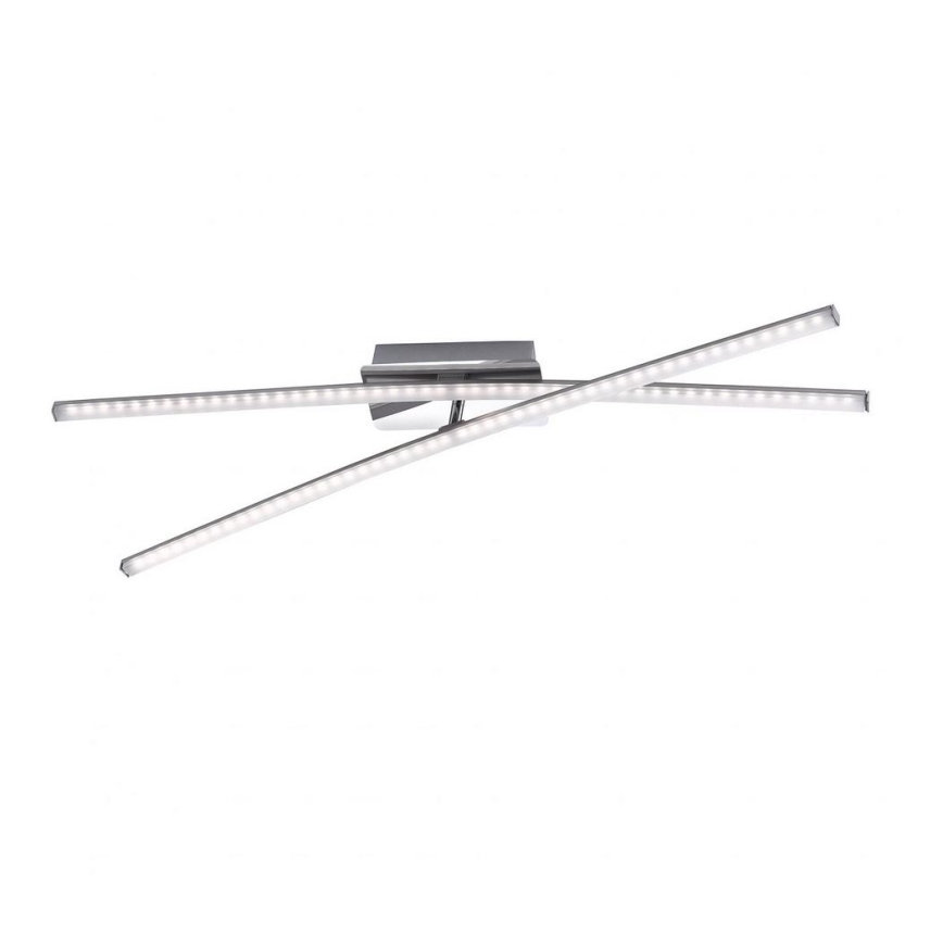 Leuchten Direkt 11272-55 - Пристельова LED люстра SIMON 2xLED/8W/230V матовий хром