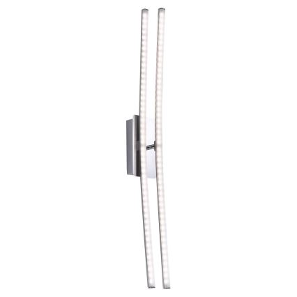 Leuchten Direkt 11272-55 - Пристельова LED люстра SIMON 2xLED/8W/230V матовий хром