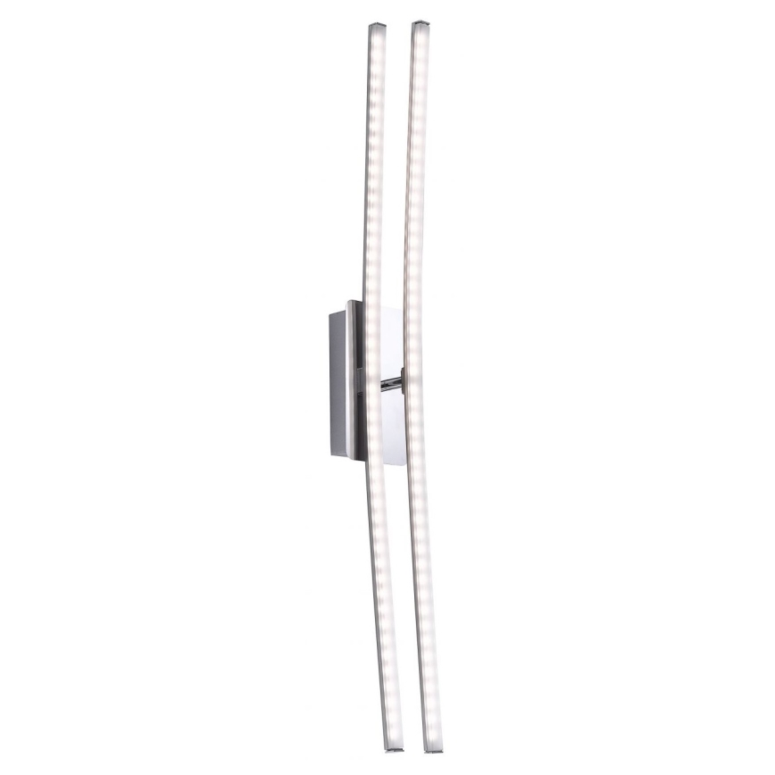 Leuchten Direkt 11272-55 - Пристельова LED люстра SIMON 2xLED/8W/230V матовий хром