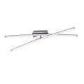 Leuchten Direkt 11272-55 - Светодиодная поверхностно-монтируемая люстра SIMON 2xLED/8W/230V матовый хром