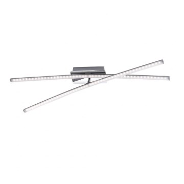 Leuchten Direkt 11272-55 - Светодиодная поверхностно-монтируемая люстра SIMON 2xLED/8W/230V матовый хром