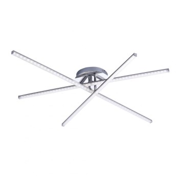 Leuchten Direkt 11274-55 - Пристельова LED люстра SIMON 3xLED/8W/230V матовий хром