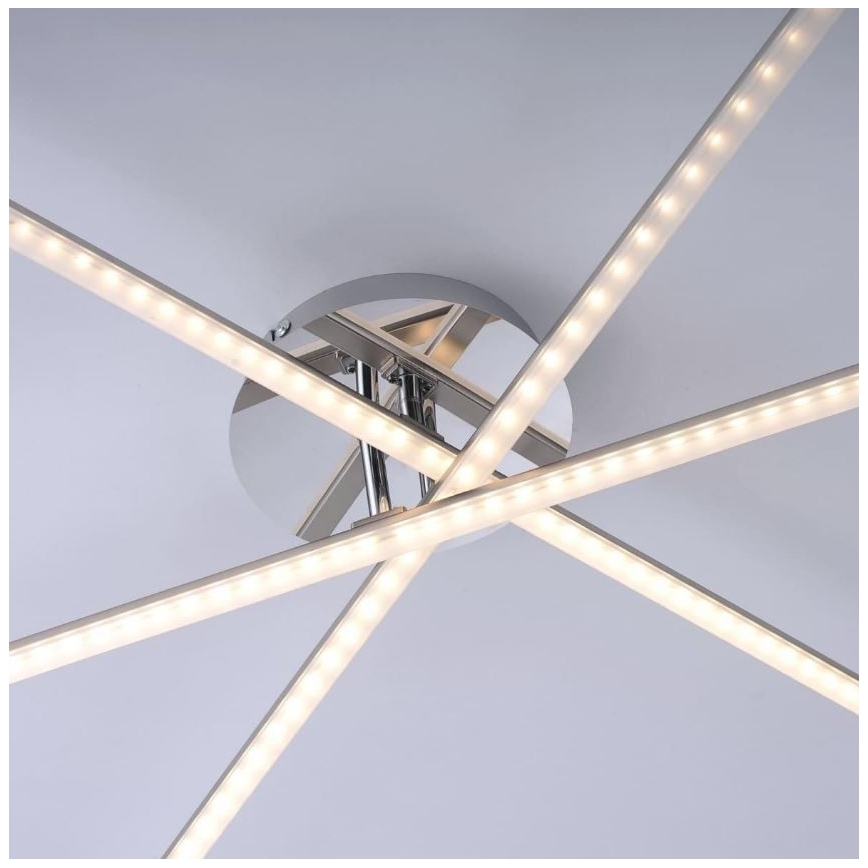 Leuchten Direkt 11274-55 - Пристельова LED люстра SIMON 3xLED/8W/230V матовий хром