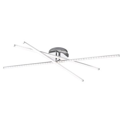 Leuchten Direkt 11274-55 - Пристельова LED люстра SIMON 3xLED/8W/230V матовий хром