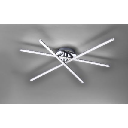 Leuchten Direkt 11274-55 - Пристельова LED люстра SIMON 3xLED/8W/230V матовий хром