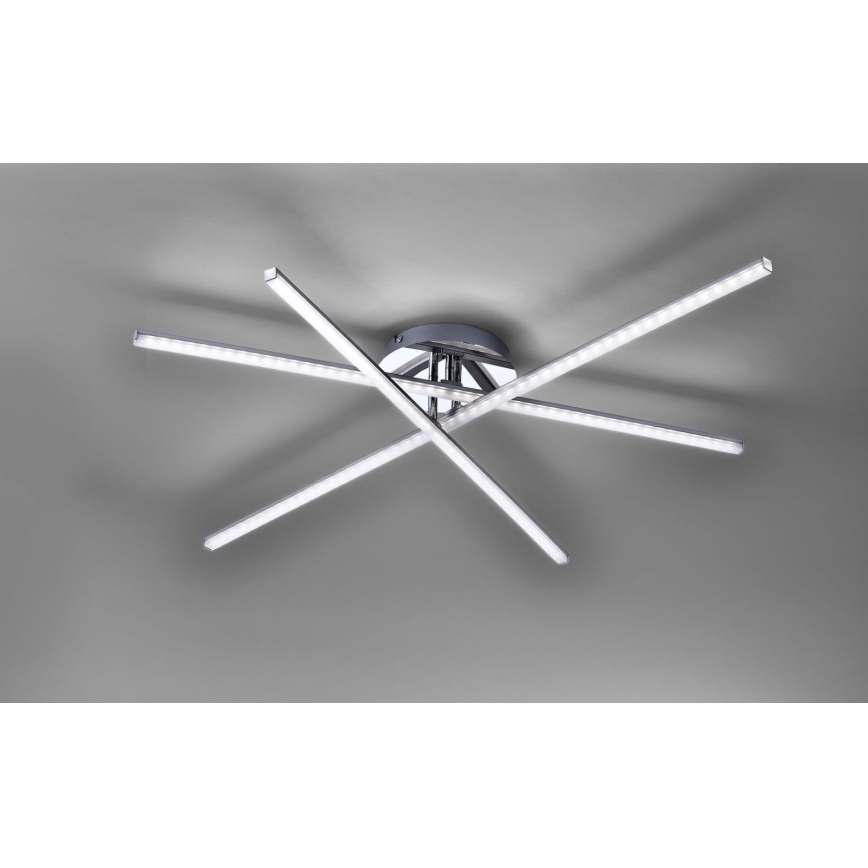 Leuchten Direkt 11274-55 - Пристельова LED люстра SIMON 3xLED/8W/230V матовий хром