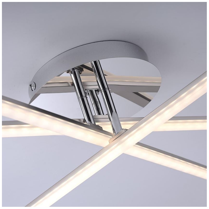 Leuchten Direkt 11274-55 - Пристельова LED люстра SIMON 3xLED/8W/230V матовий хром