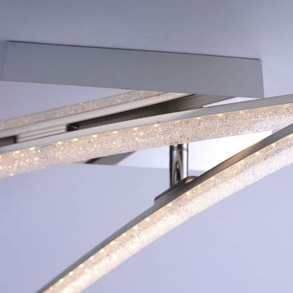 Leuchten Direkt 11290-17 - Светодиодная поверхностно-монтируемая люстра SIMON 2xLED/5W/230V блестящий хром