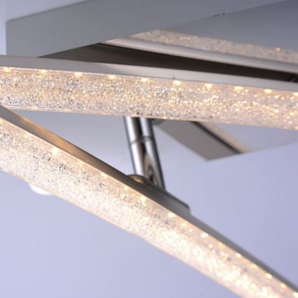 Leuchten Direkt 11290-17 - Светодиодная поверхностно-монтируемая люстра SIMON 2xLED/5W/230V блестящий хром